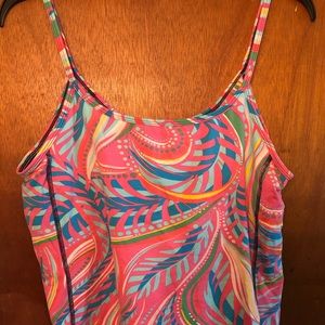 Lilly Pulitzer work out top with built in bralette